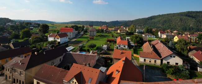 Sibérie z věže kostela