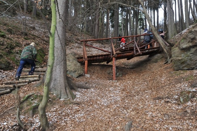 Výstup na vyhlídku nad Čertovkou